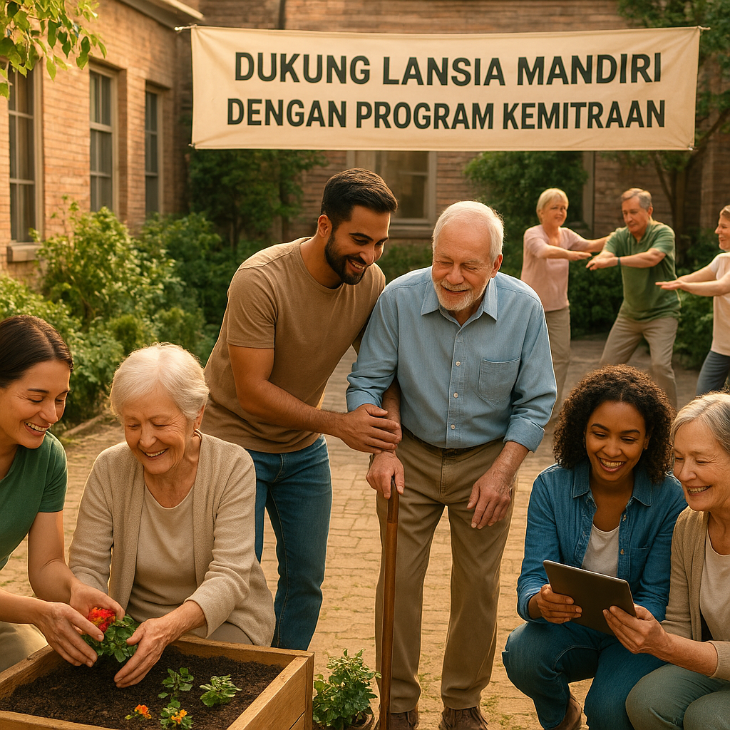 Dukung Lansia Mandiri dengan Program Kemitraan