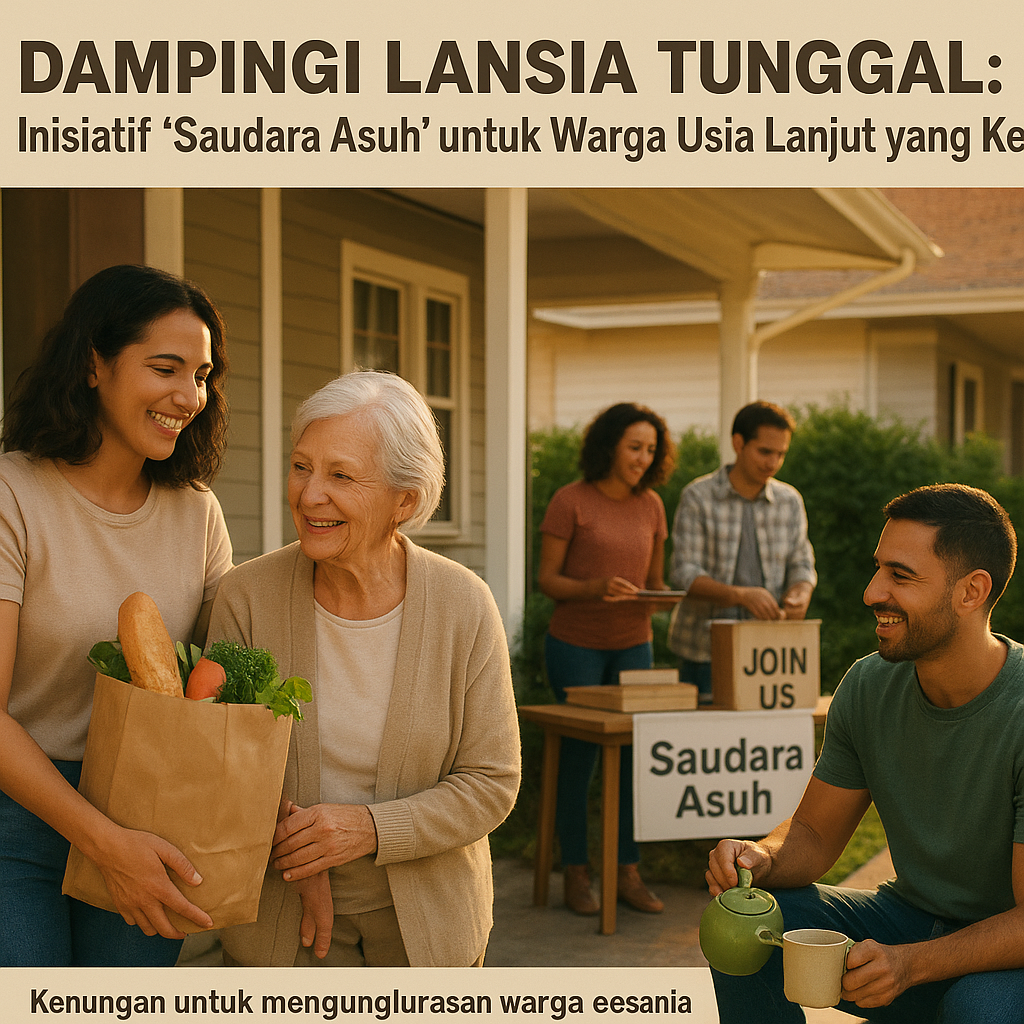 Dampingi Lansia Tunggal: Inisiatif 'Saudara Asuh' untuk Warga Usia Lanjut yang Kesepian