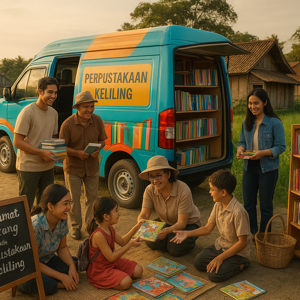 Perpustakaan Keliling: Relawan Bawa Buku ke Pelosok Negeri