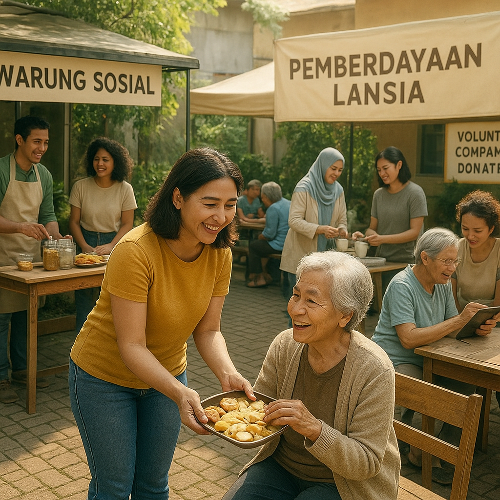 Pemberdayaan Lansia: Warung Sosial dan Kelas Keterampilan