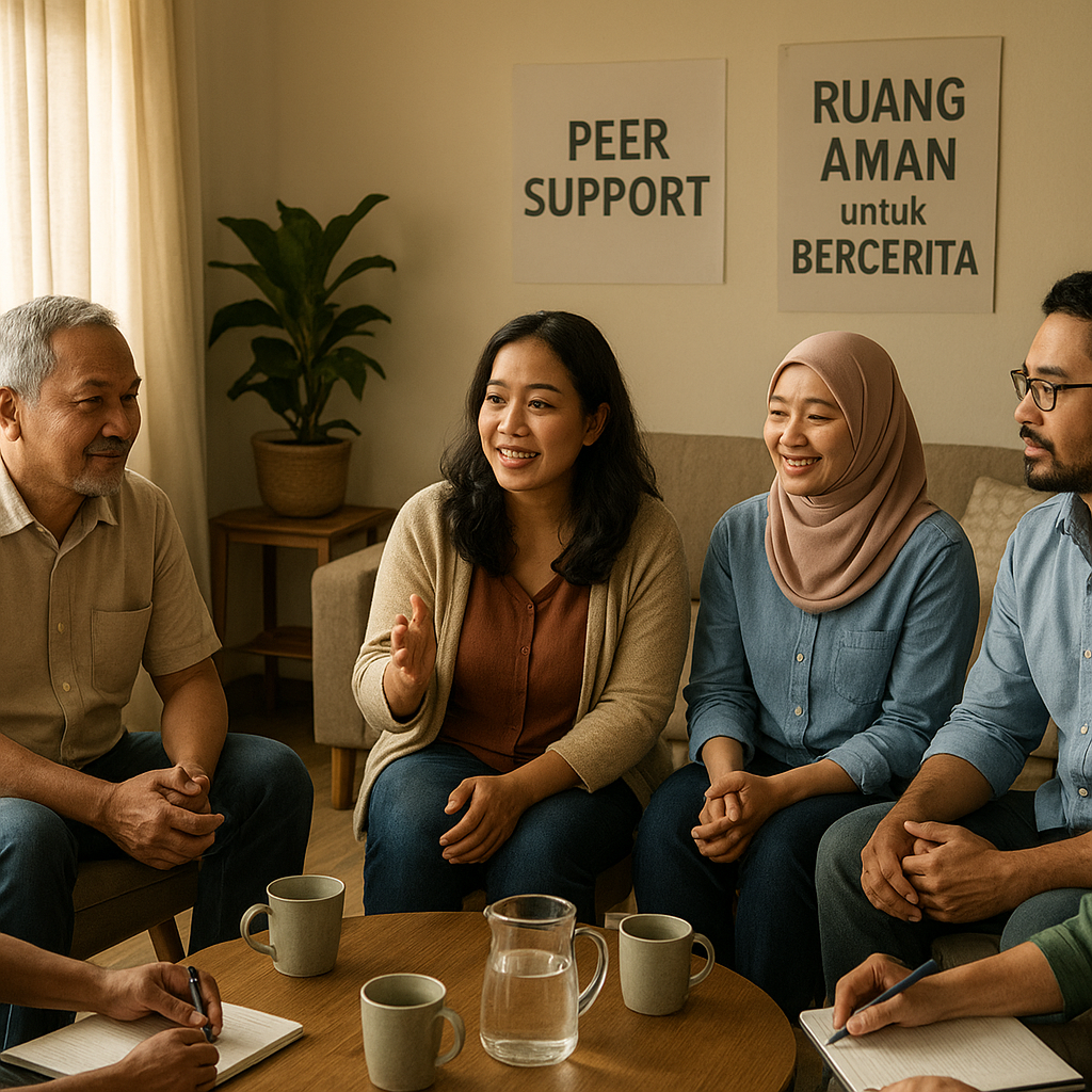 Peer Support Kesehatan Mental: Ruang Aman untuk Bercerita