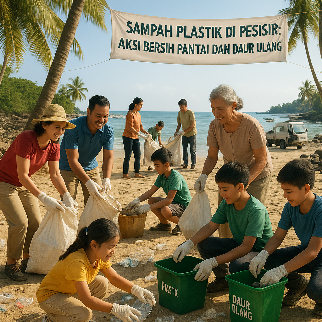 Sampah Plastik di Pesisir: Aksi Bersih Pantai dan Daur Ulang