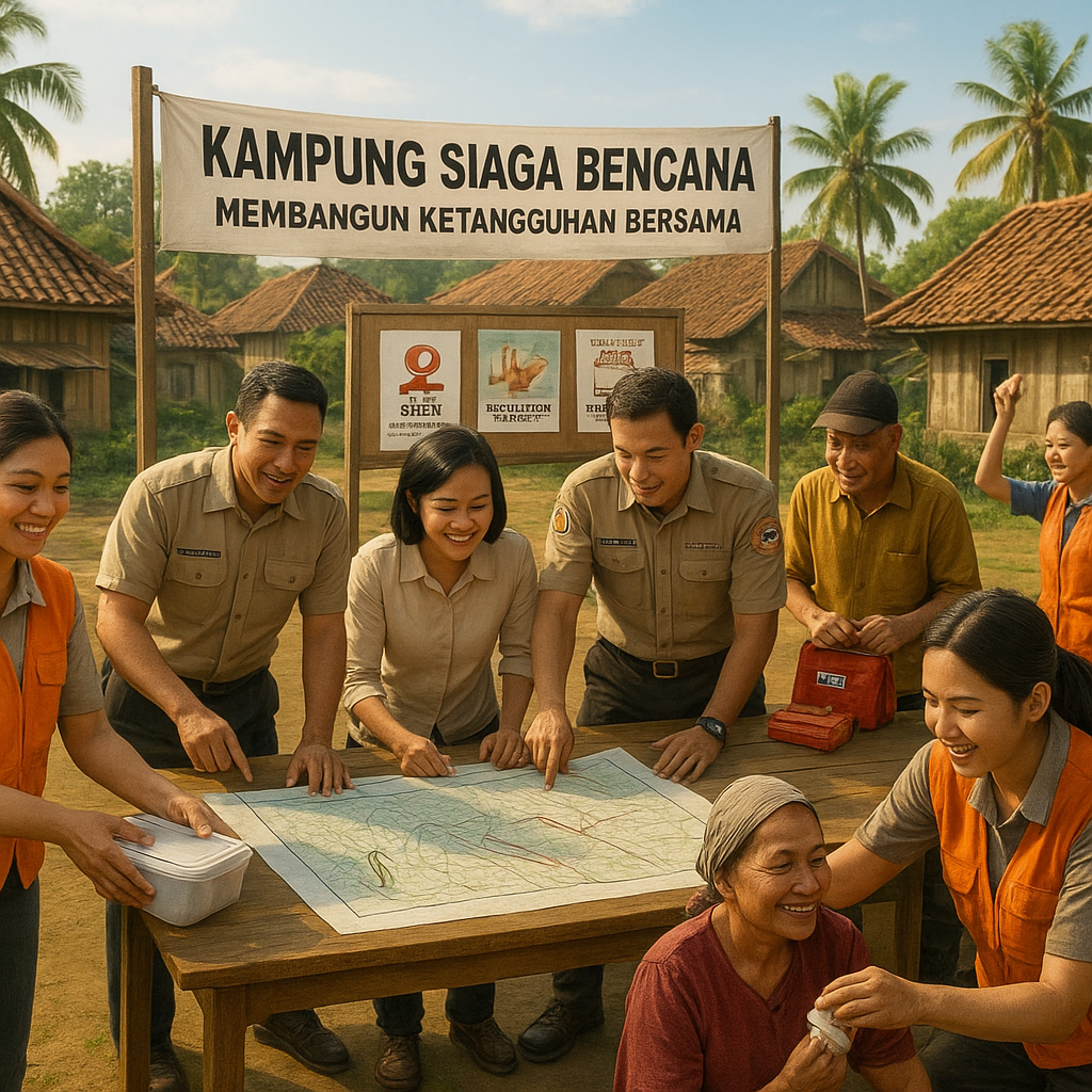 Kampung Siaga Bencana: Membangun Ketangguhan Bersama Relawan dan Pemerintah Desa