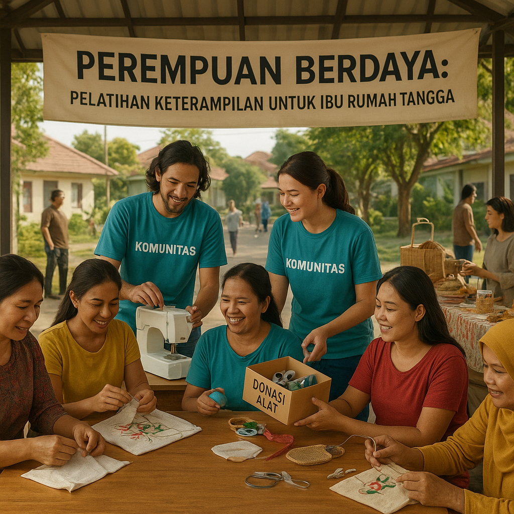 Perempuan Berdaya: Pelatihan Keterampilan untuk Ibu Rumah Tangga