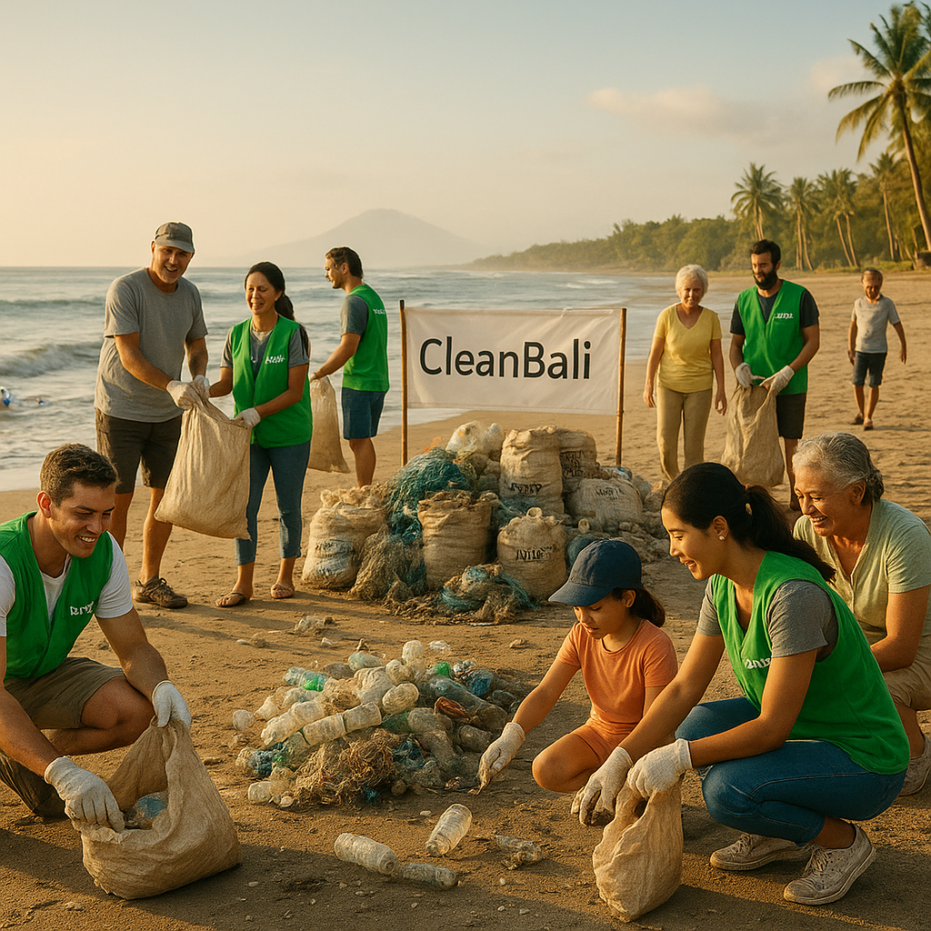 Sampah Plastik di Pesisir Bali Menggunung – Warga dan Relawan Mulai Petik Sampah
