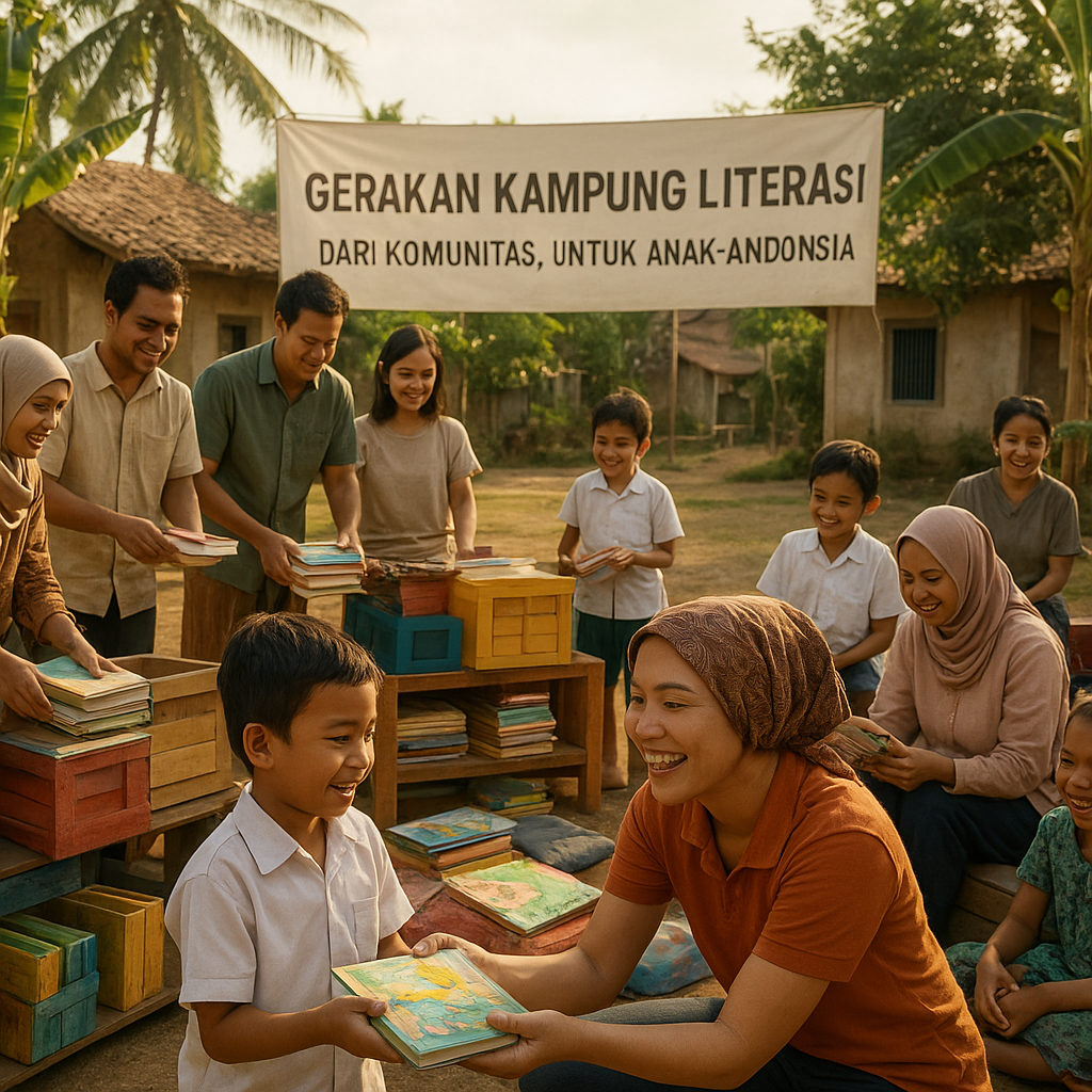 Gerakan Kampung Literasi: Dari Komunitas, untuk Anak-Anak Indonesia