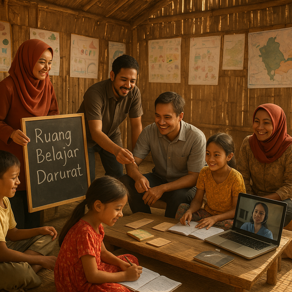 Ruang Belajar Alternatif untuk Anak Putus Sekolah di Daerah 3T