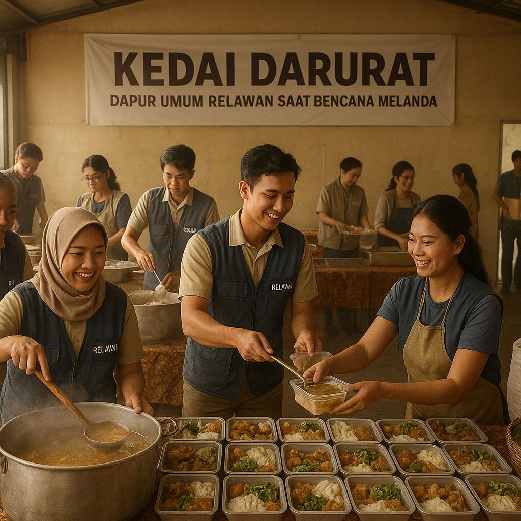 Kedai Darurat: Dapur Umum Relawan Saat Bencana Melanda