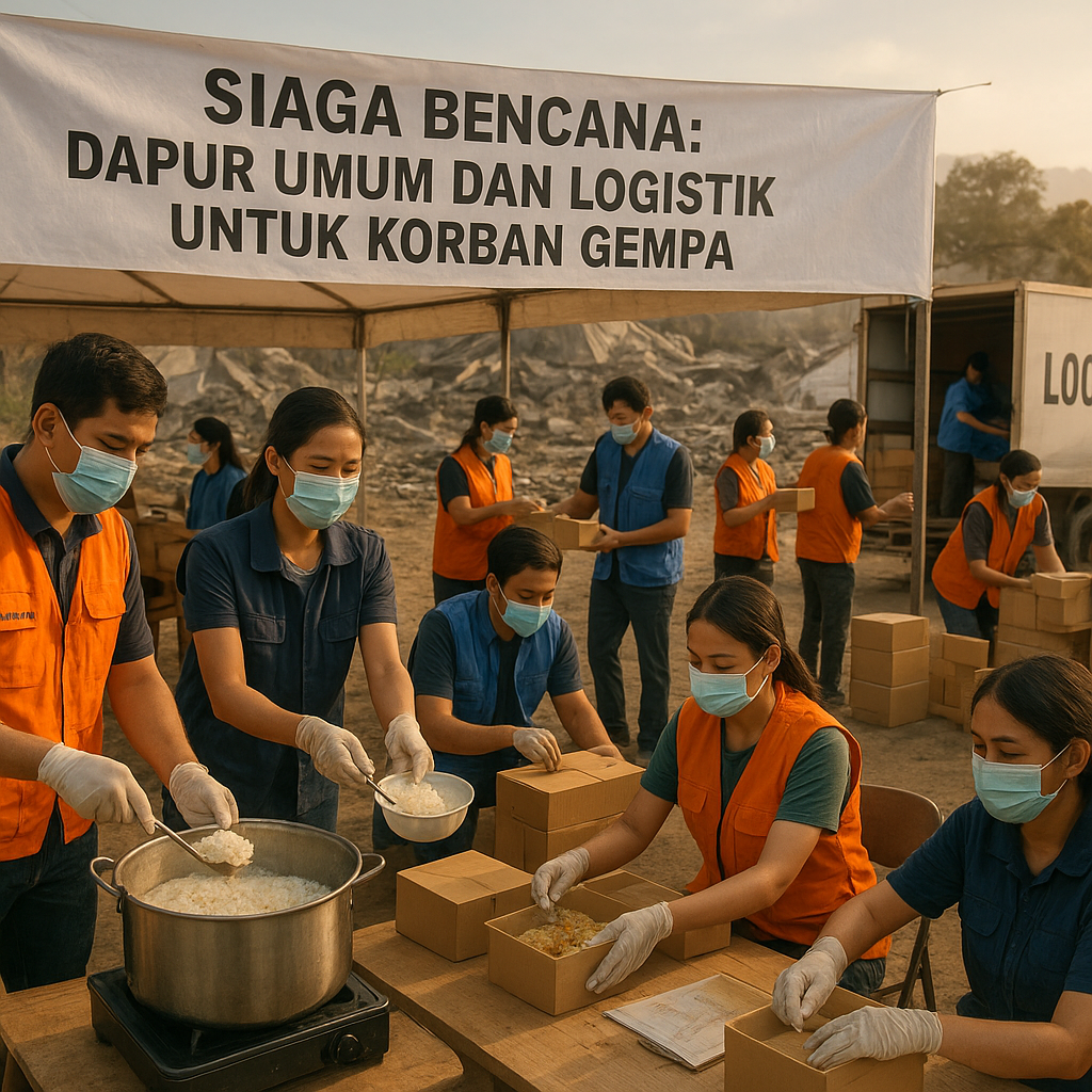 Siaga Bencana: Dapur Umum dan Logistik untuk Korban Gempa