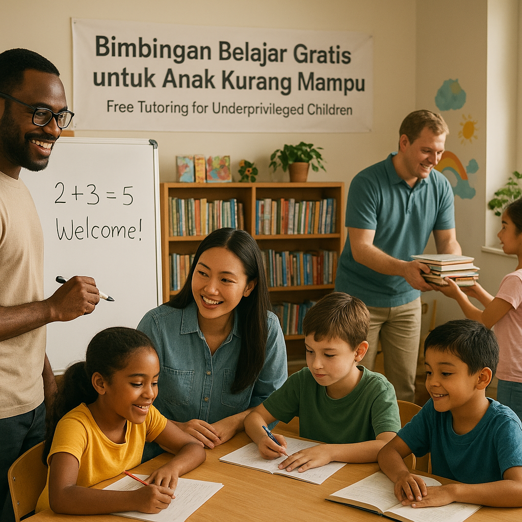Bimbingan Belajar Gratis untuk Anak Kurang Mampu: Mencerdaskan Lewat Kolaborasi