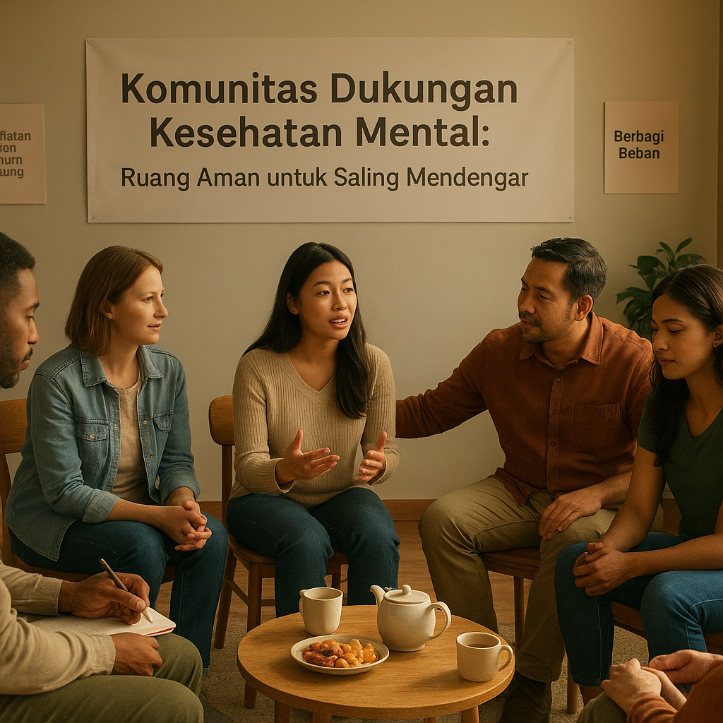 Komunitas Dukungan Kesehatan Mental: Ruang Aman untuk Saling Mendengar