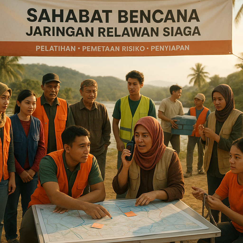 Sahabat Bencana: Jaringan Relawan Siaga di Daerah Rawan