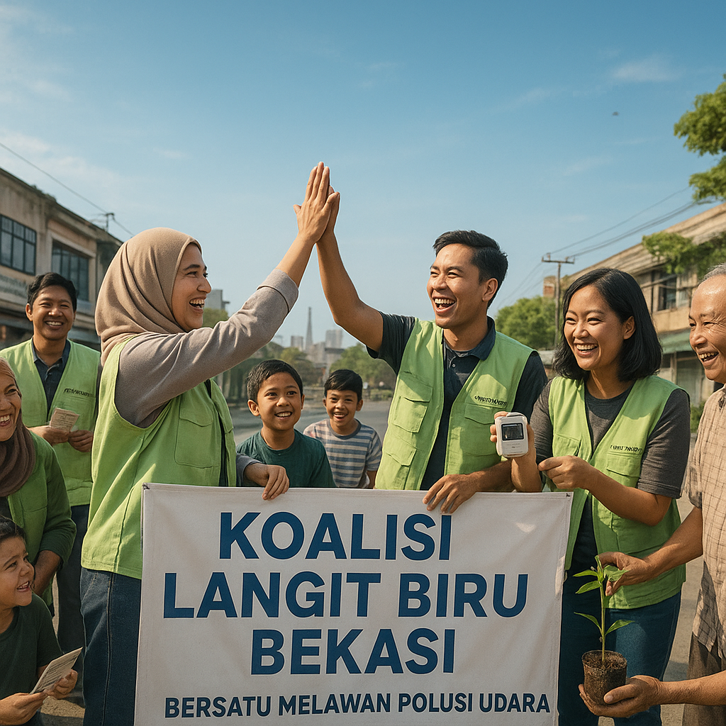 Koalisi Langit Biru Bekasi: Bersatu Melawan Polusi Udara dengan Edukasi dan Aksi Kolektif