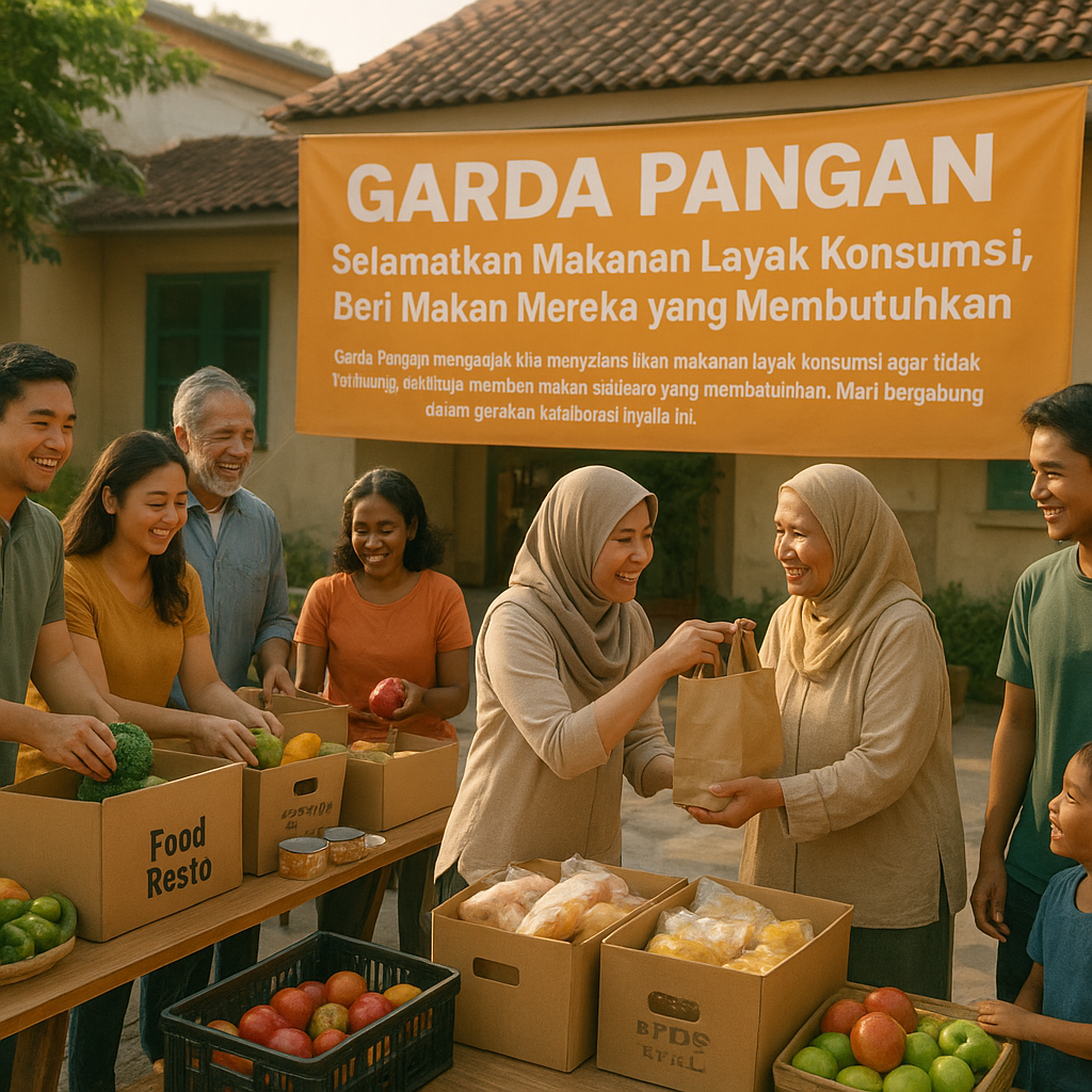 Garda Pangan: Selamatkan Makanan Layak Konsumsi, Beri Makan Mereka yang Membutuhkan