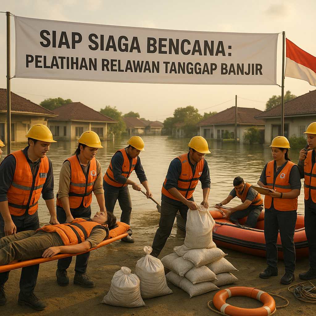Siap Siaga Bencana: Pelatihan Relawan Tanggap Banjir