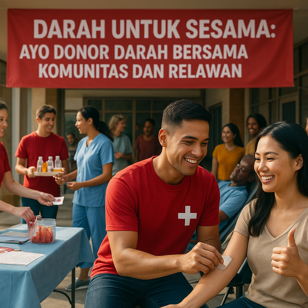 Darah untuk Sesama: Ayo Donor Darah Bersama Komunitas dan Relawan