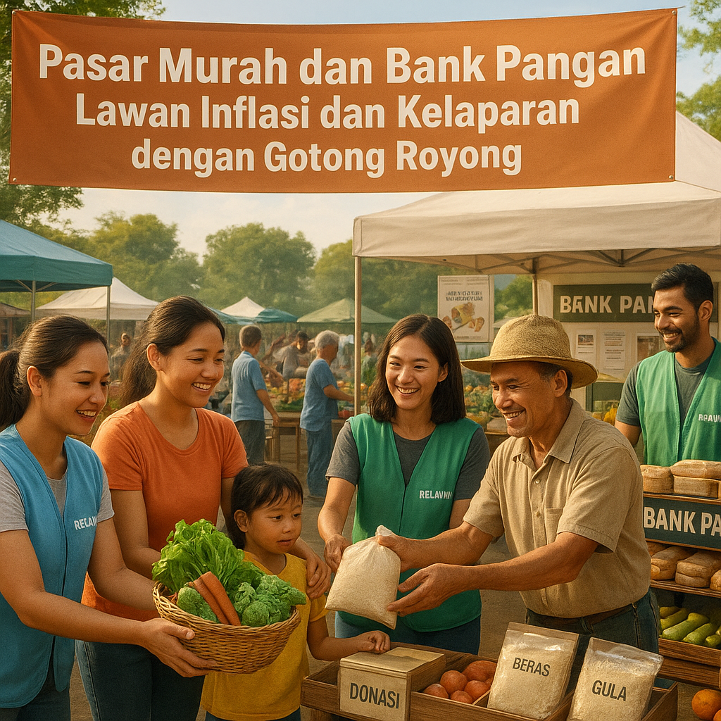 Pasar Murah dan Bank Pangan: Lawan Inflasi dan Kelaparan dengan Gotong Royong