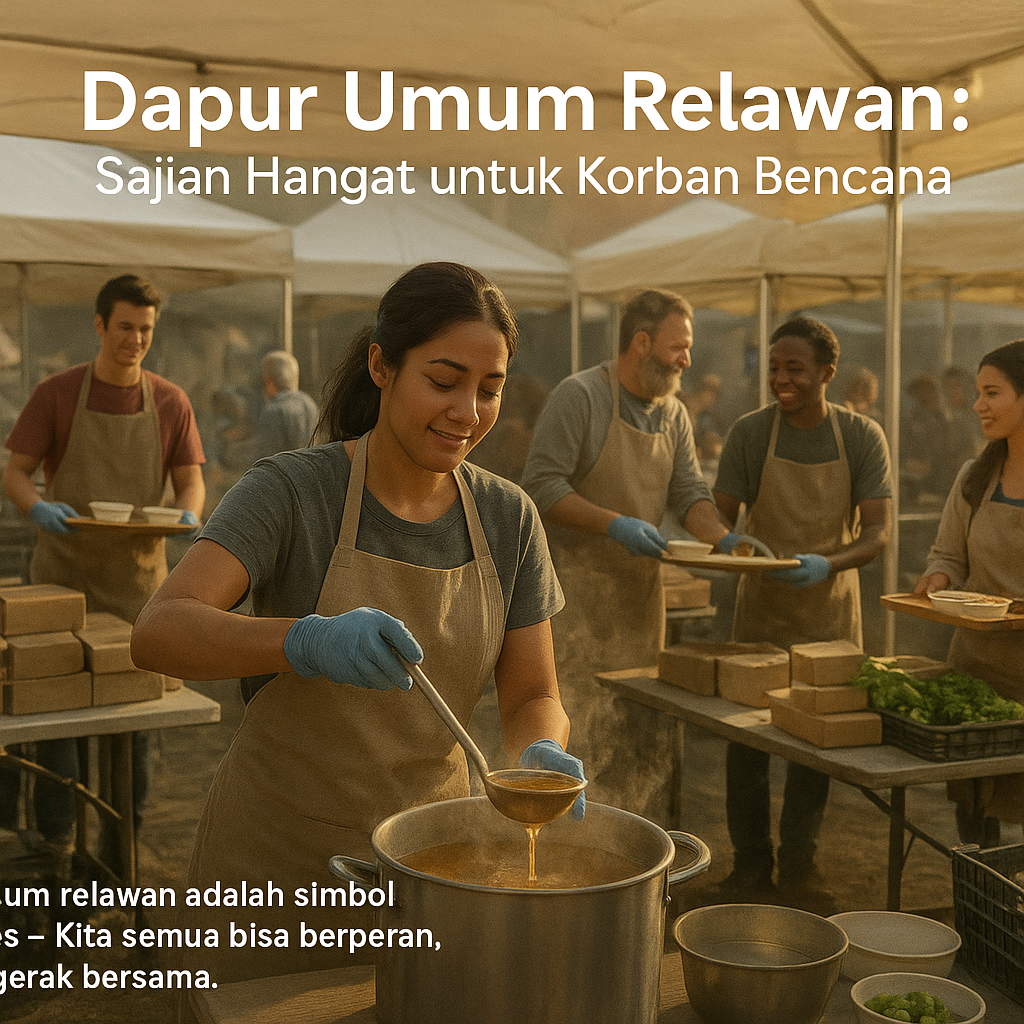 Dapur Umum Relawan: Sajian Hangat untuk Korban Bencana