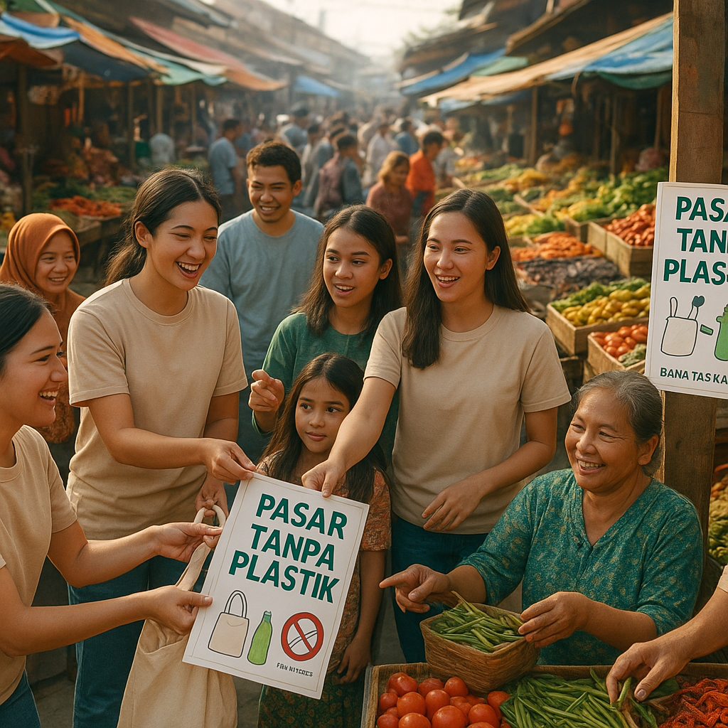 Pasar Tanpa Plastik: Edukasi dan Aksi Nyata di Pasar Tradisional