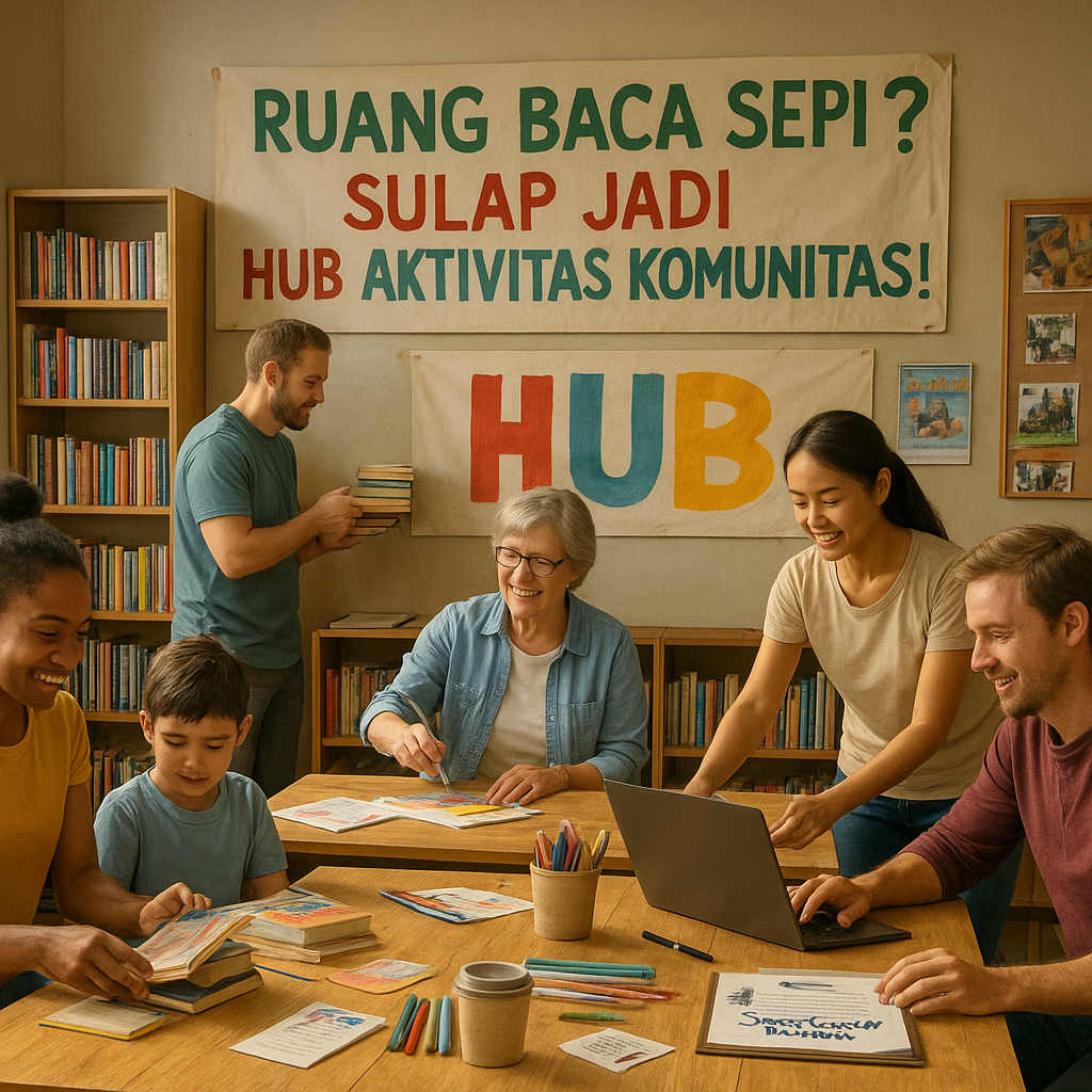 Ruang Baca Sepi Pengunjung? Sulap Jadi Hub Aktivitas Komunitas!