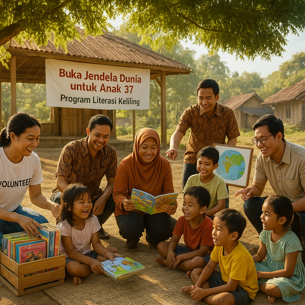 Buka Jendela Dunia untuk Anak 3T: Program Literasi Keliling Butuh Buku dan Tenaga Pengajar