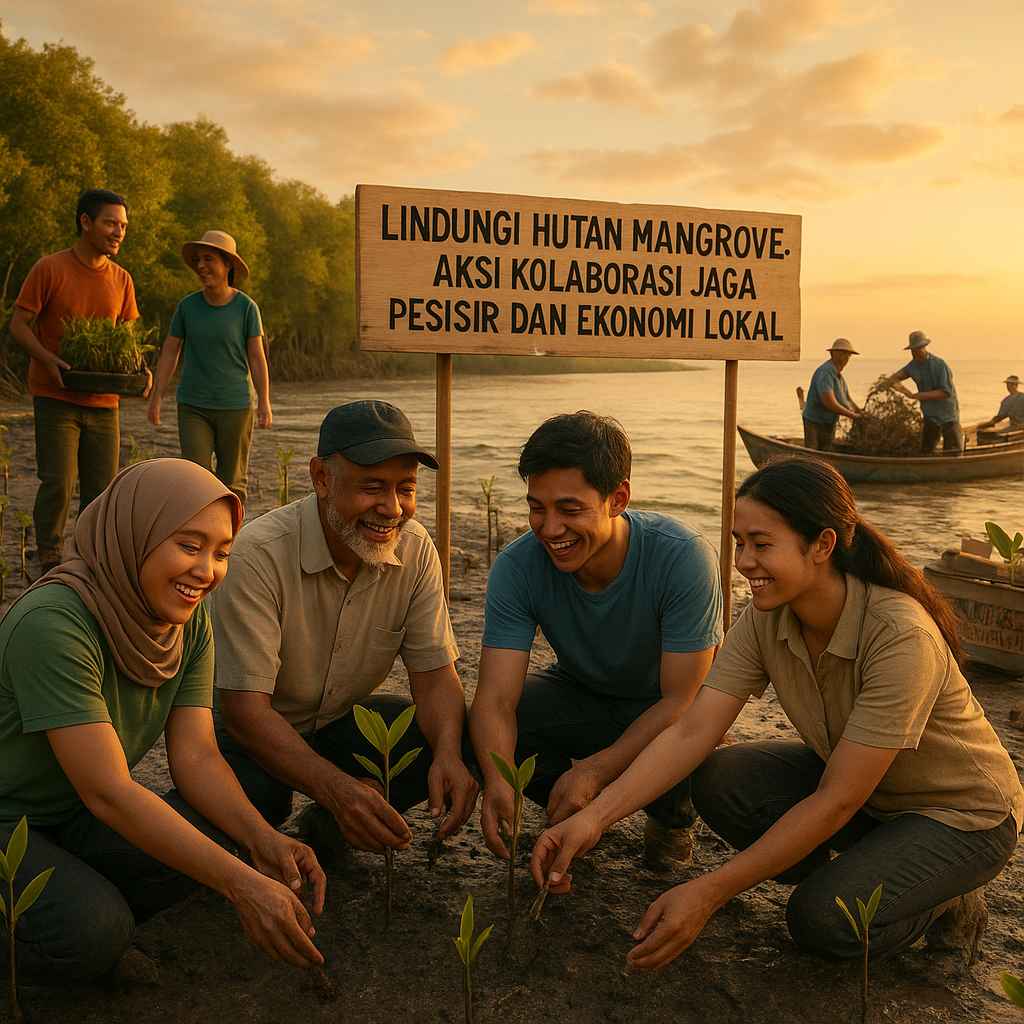 Lindungi Hutan Mangrove: Aksi Kolaborasi Jaga Pesisir dan Ekonomi Lokal