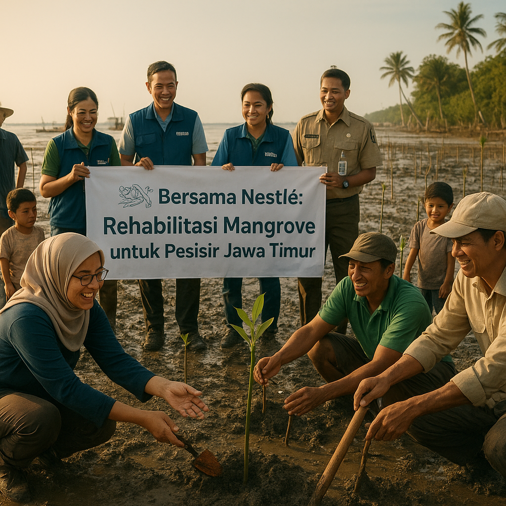 Bersama Nestlé: Rehabilitasi Mangrove untuk Pesisir Jawa Timur