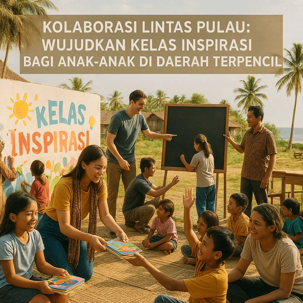 Kolaborasi Lintas Pulau: Wujudkan Kelas Inspirasi bagi Anak-anak di Daerah Terpencil