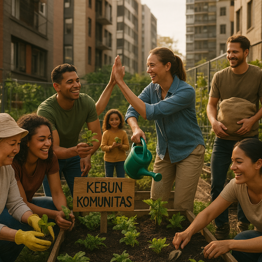 Resiliensi Pangan: Gerakan Urban Farming di Lahan Sempit Kota