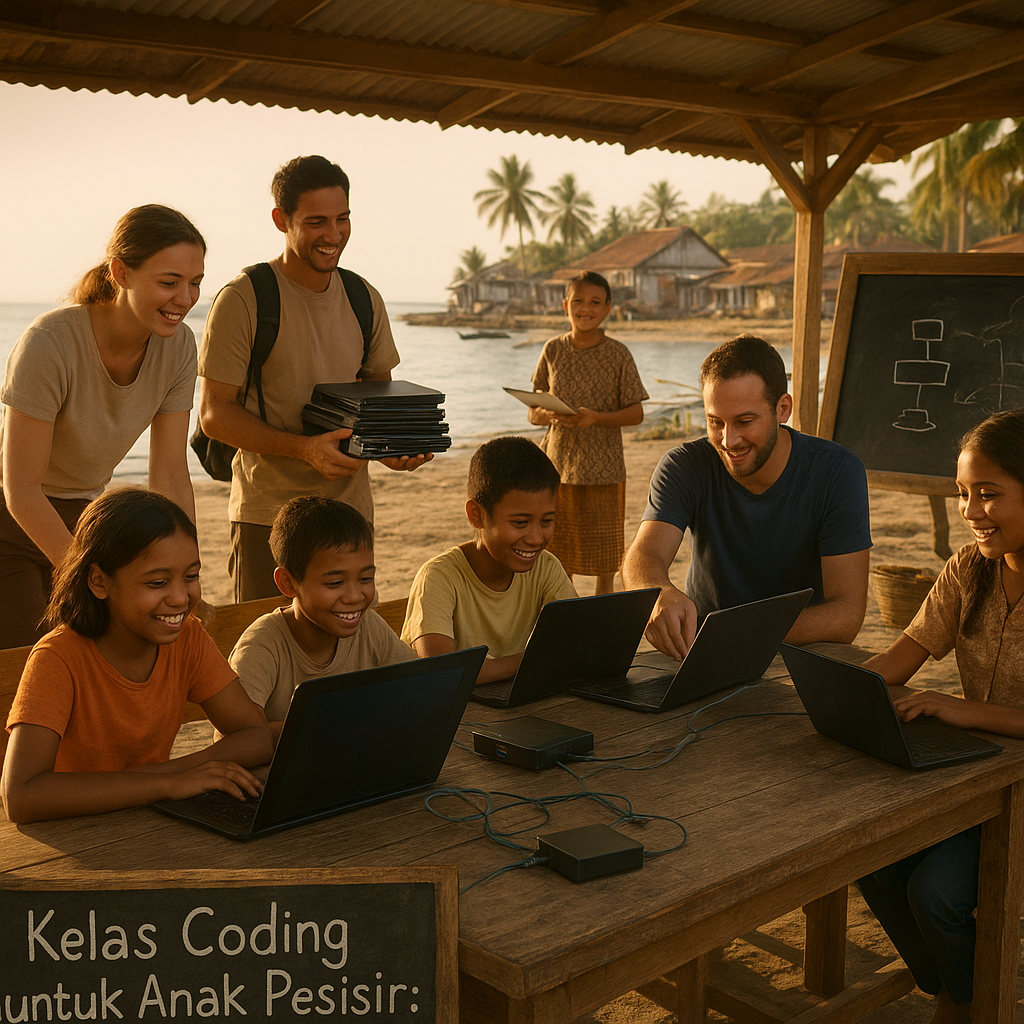 Kelas Coding untuk Anak Pesisir: Membuka Cakrawala Digital