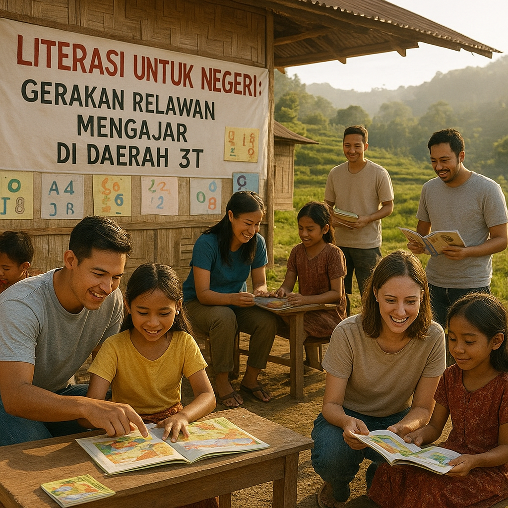 Literasi untuk Negeri: Gerakan Relawan Mengajar di Daerah 3T
