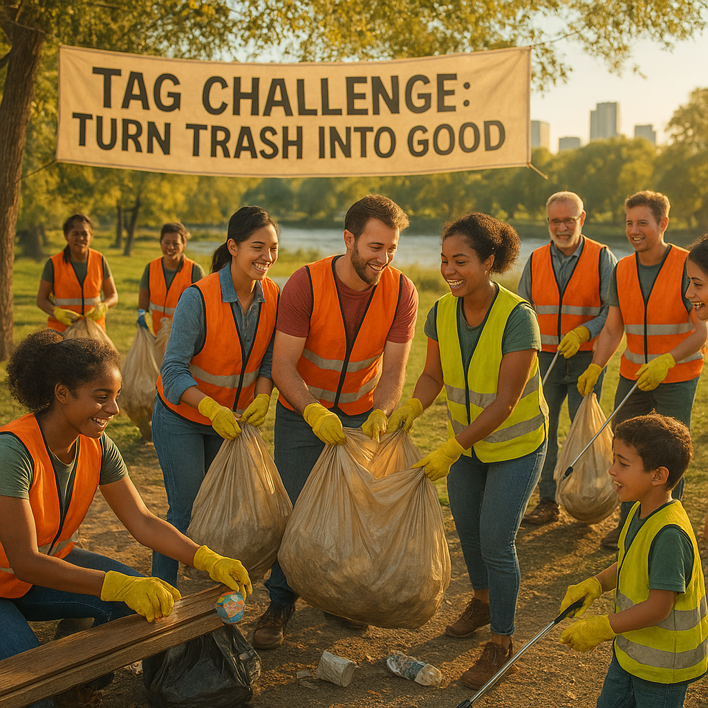 Tag Challenge: Ubah Sampah Jadi Kebaikan Bersama