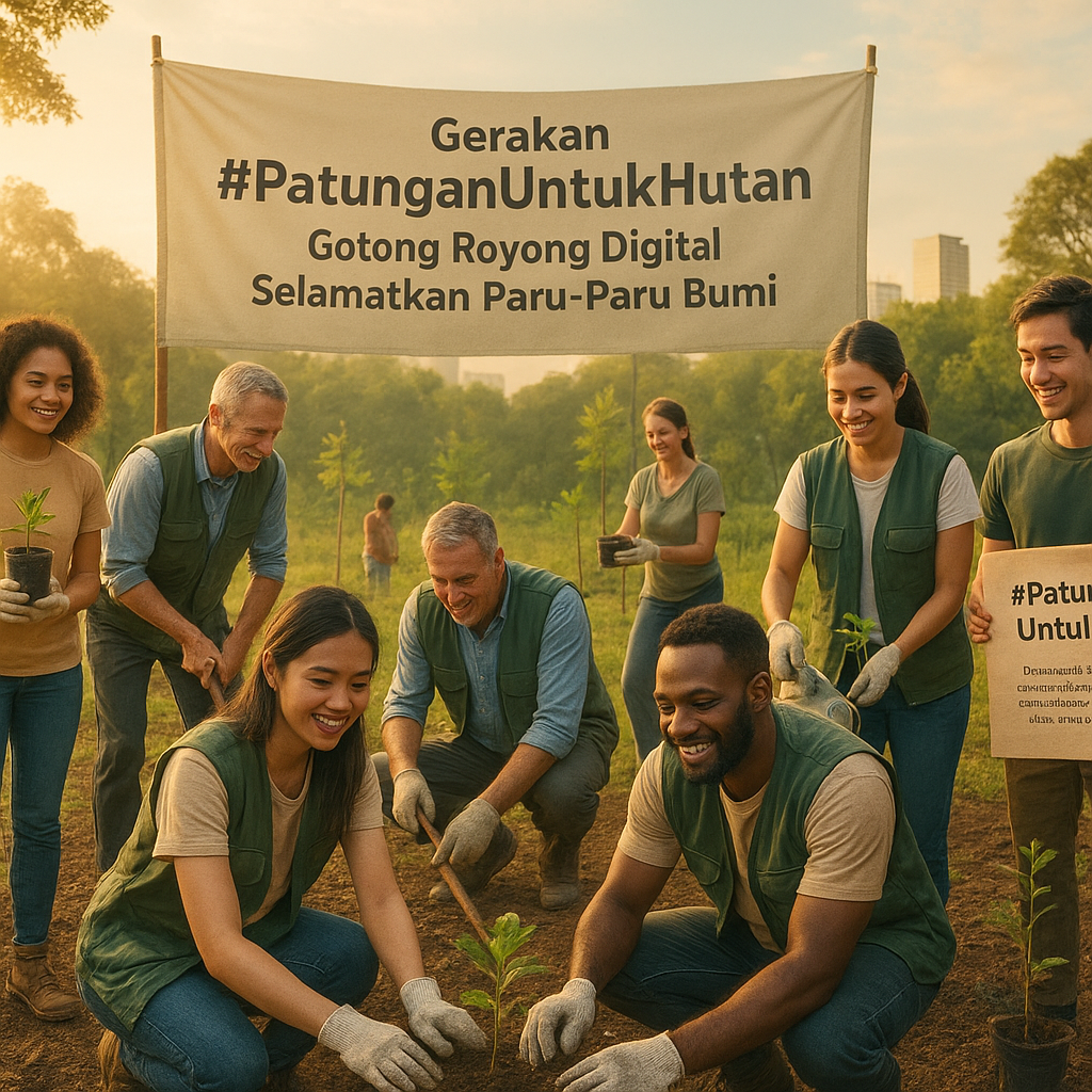 Gerakan #PatunganUntukHutan: Gotong Royong Digital Selamatkan Paru-Paru Bumi