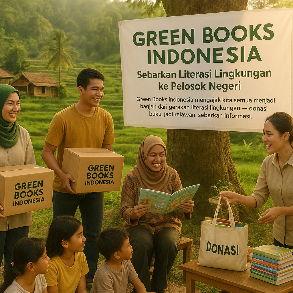 Green Books Indonesia: Sebarkan Literasi Lingkungan ke Pelosok Negeri