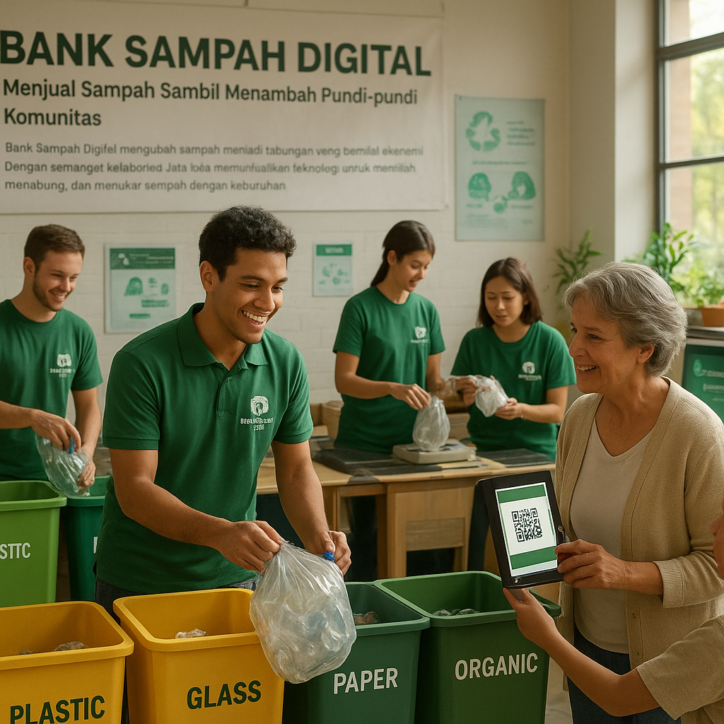 Bank Sampah Digital: Menjual Sampah Sambil Menambah Pundi-pundi Komunitas