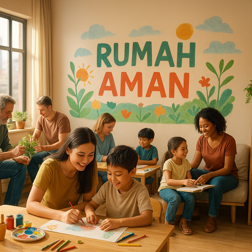 Rumah Aman Ciptakan Ruang Kreatif dan Damai Bagi Anak Jalanan dan Keluarga Prasejahtera