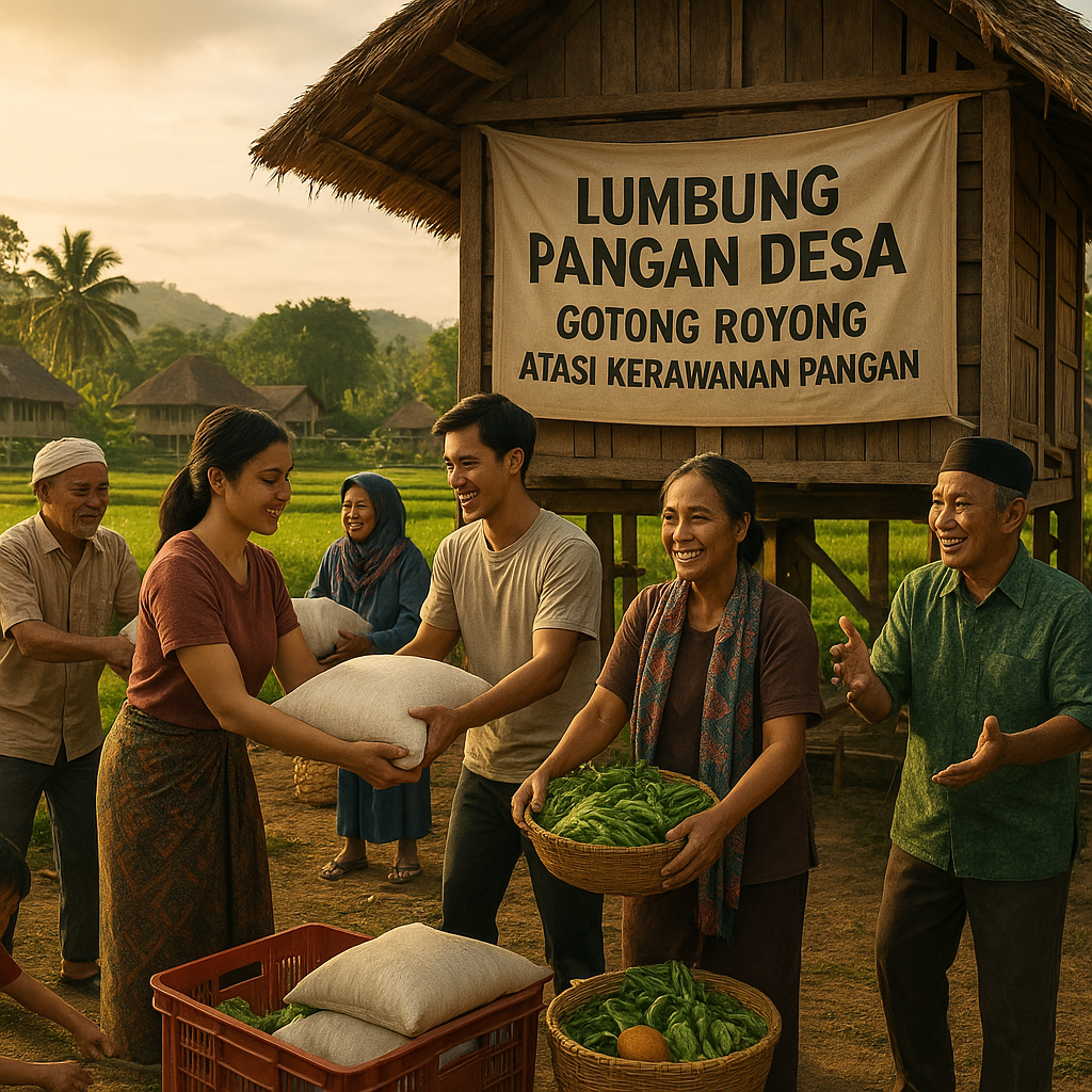 Lumbung Pangan Desa: Gotong Royong Atasi Kerawanan Pangan