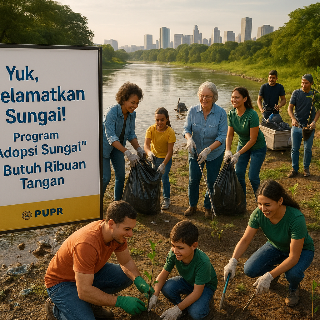 Yuk, Selamatkan Sungai! Program 'Adopsi Sungai' Butuh Ribuan Tangan