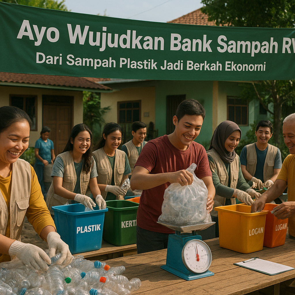 Ayo Wujudkan Bank Sampah RW: Dari Sampah Plastik Jadi Berkah Ekonomi