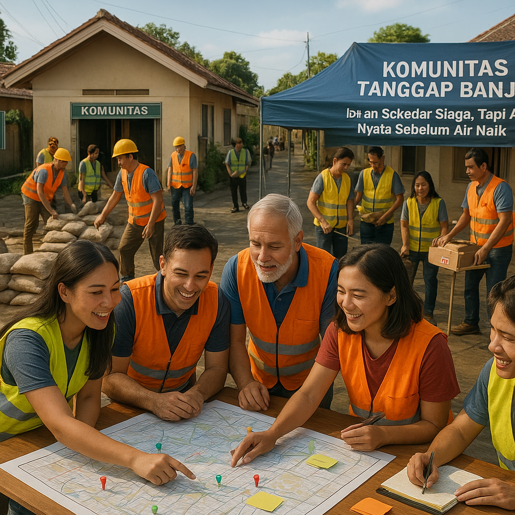 Komunitas Tanggap Banjir: Bukan Sekedar Siaga, Tapi Aksi Nyata Sebelum Air Naik
