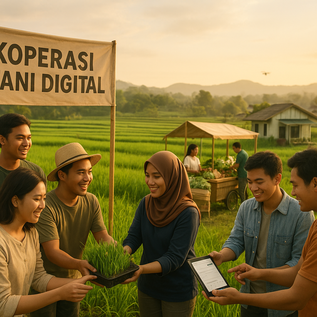 Koperasi Tani Digital: Petani Muda Kembali Ke Sawah dengan Bantuan Modal dan Pasar