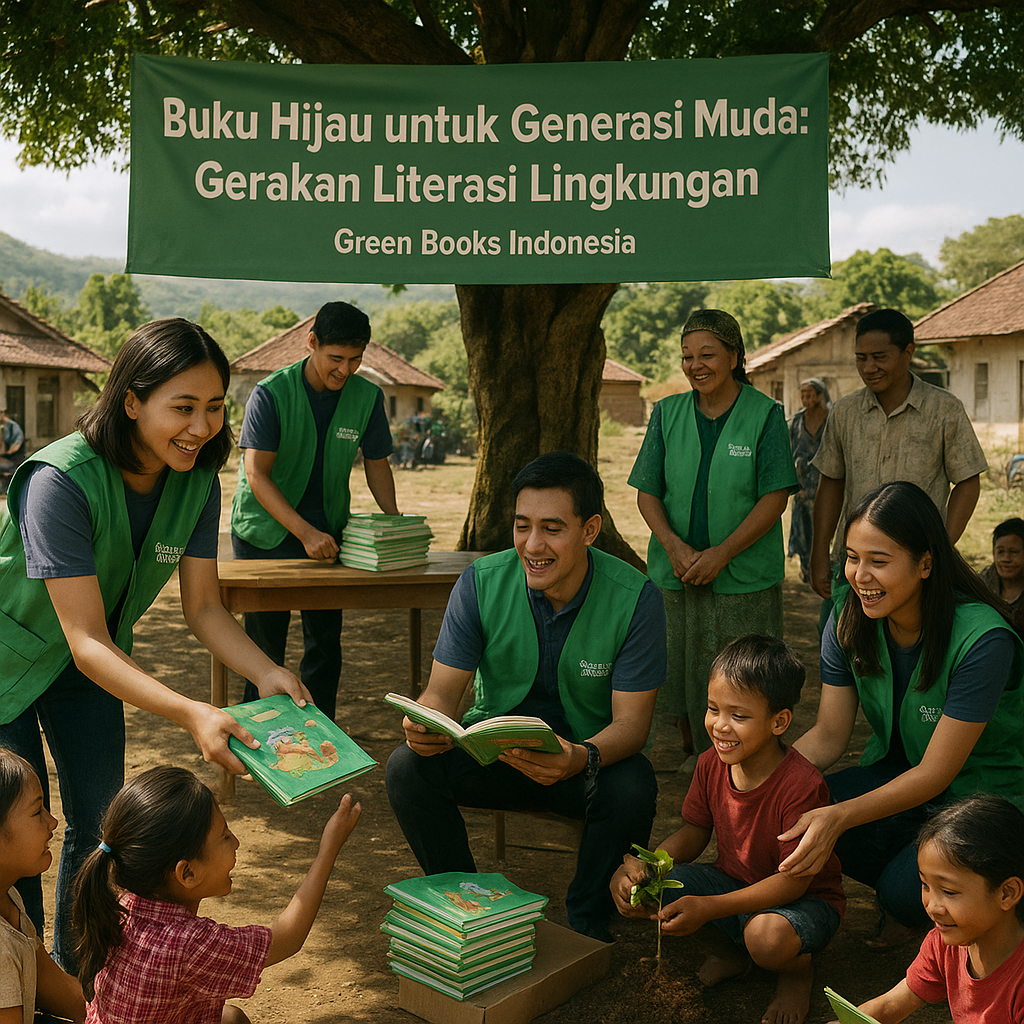 Buku Hijau untuk Generasi Muda: Gerakan Literasi Lingkungan Green Books Indonesia