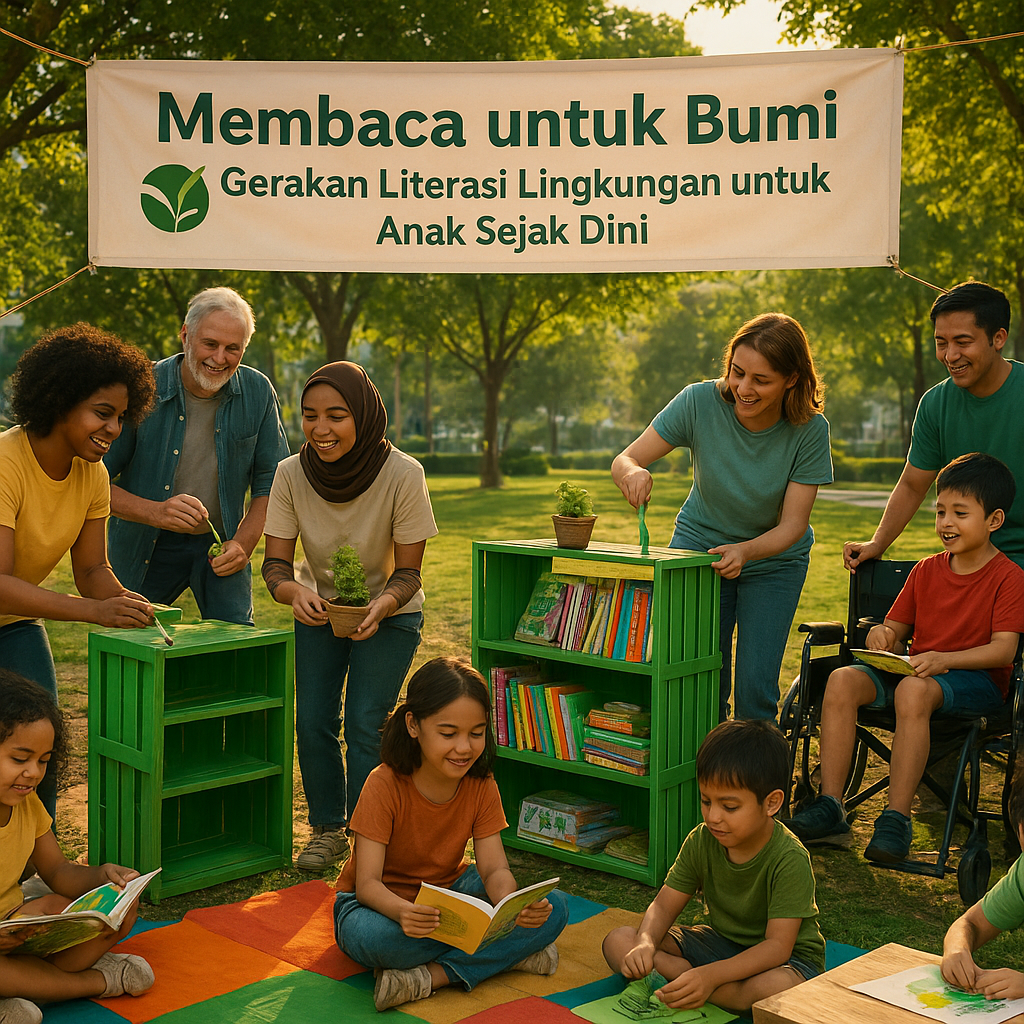 Membaca untuk Bumi: Gerakan Literasi Lingkungan untuk Anak Sejak Dini