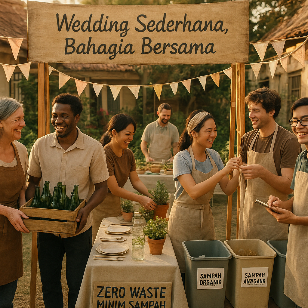 Wedding Sederhana, Bahagia Bersama: Kampanye Pernikahan Minim Sampah dan Zero Waste