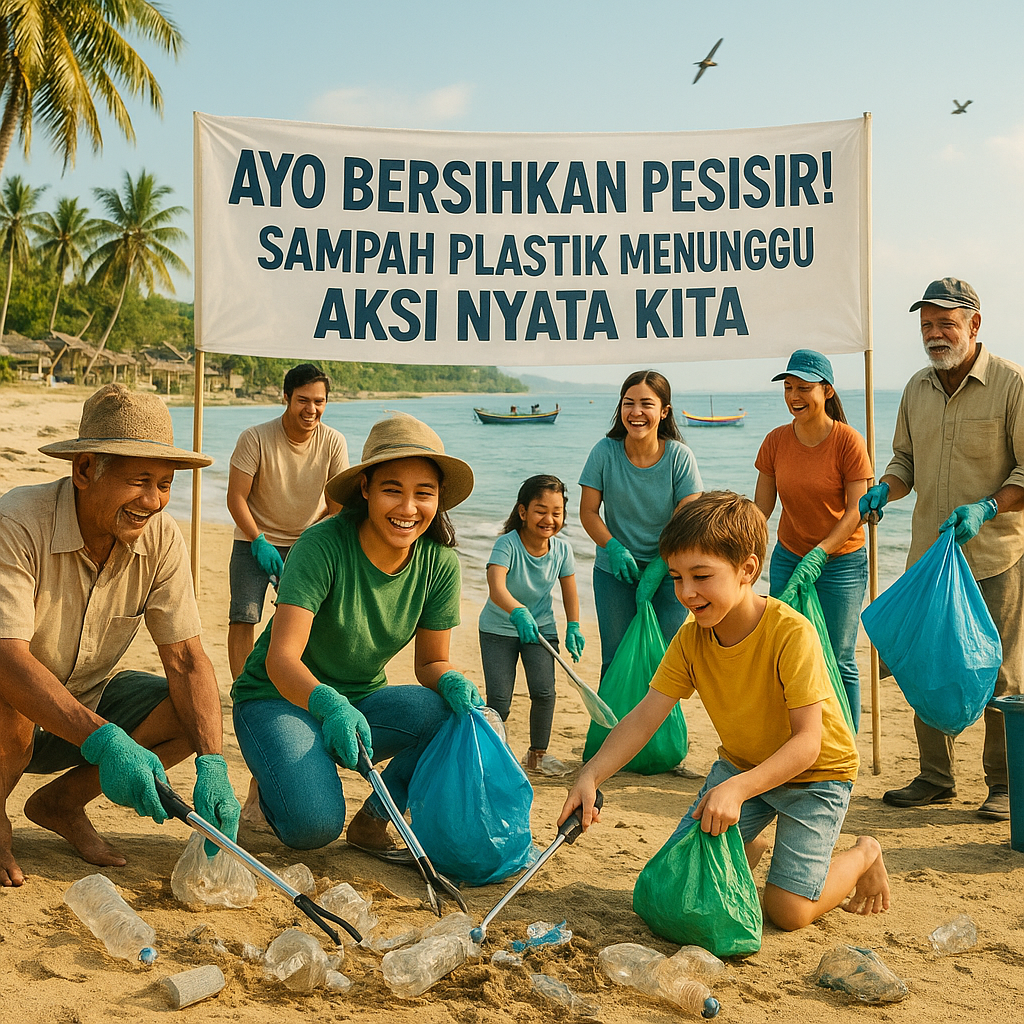 Ayo Bersihkan Pesisir! Sampah Plastik Menunggu Aksi Nyata Kita