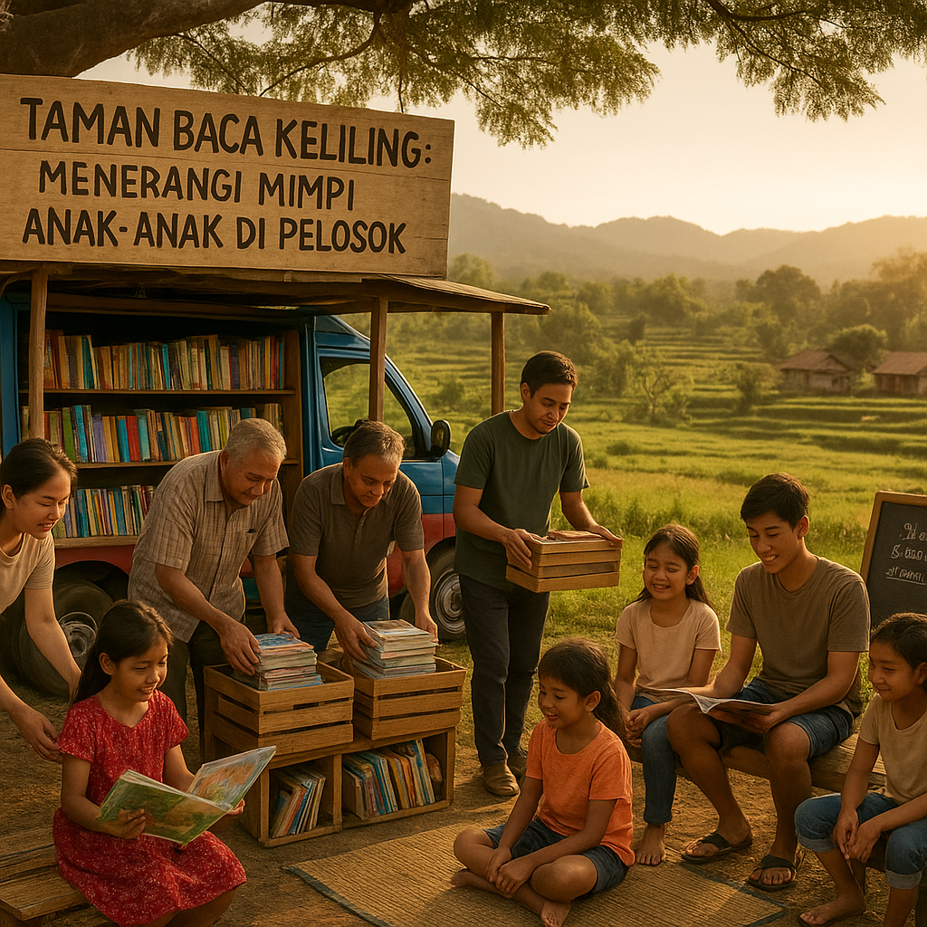 Taman Baca Keliling: Menerangi Mimpi Anak-anak di Pelosok