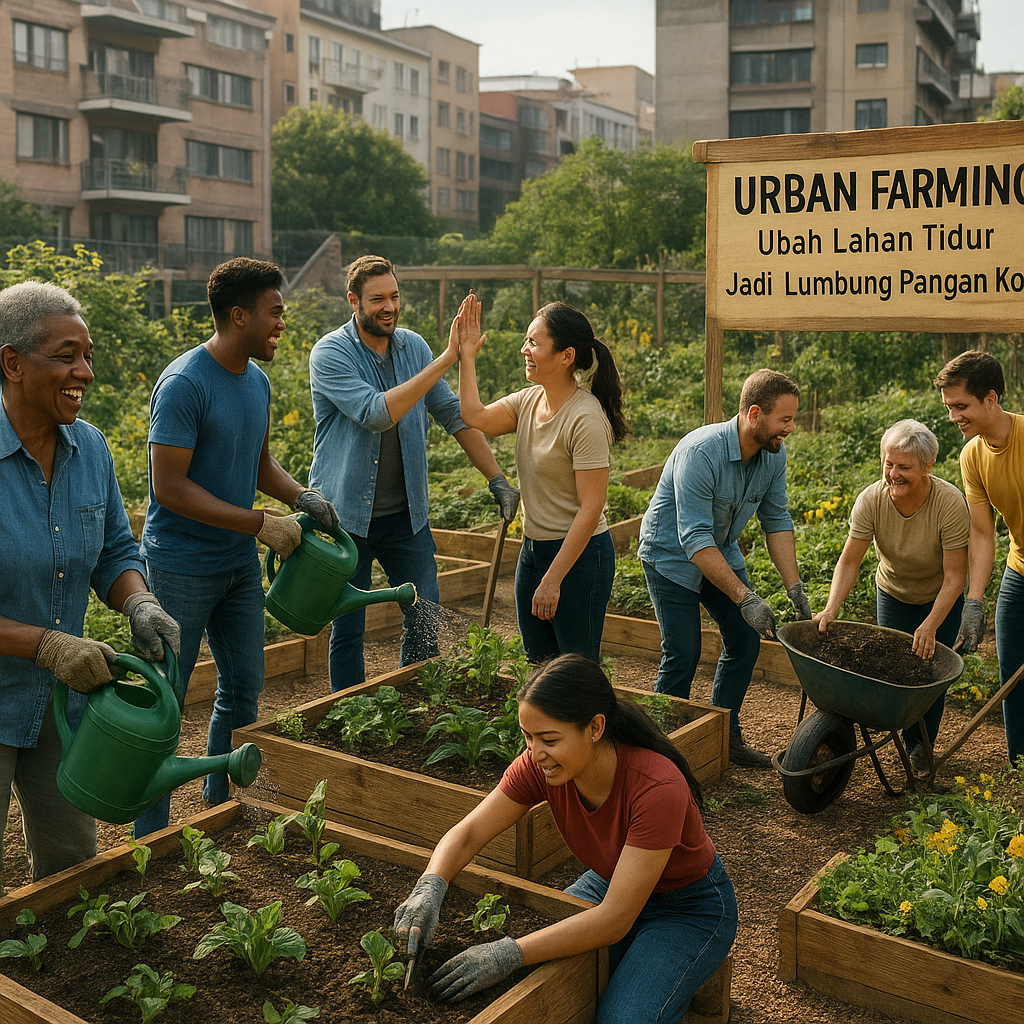 Urban Farming: Ubah Lahan Tidur Jadi Lumbung Pangan Kota