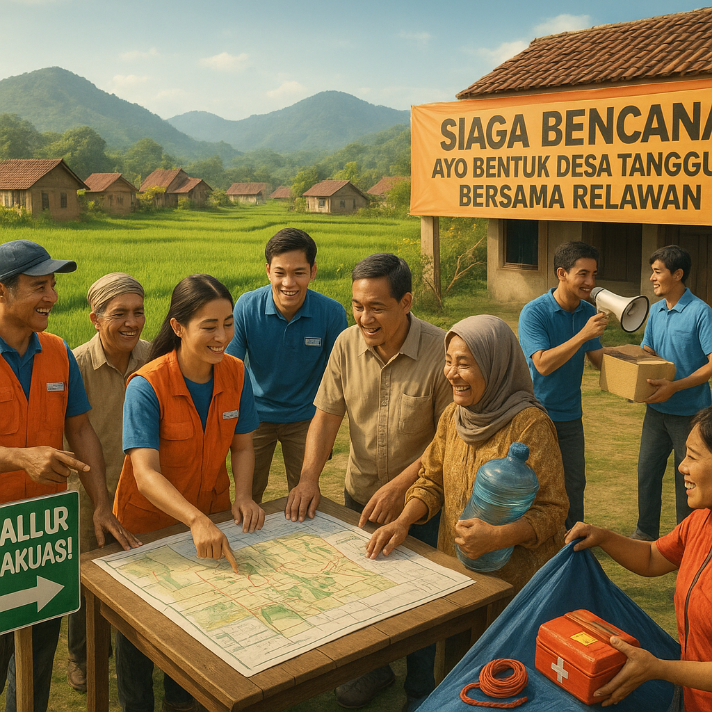 Siaga Bencana: Ayo Bentuk Desa Tangguh Bersama Relawan