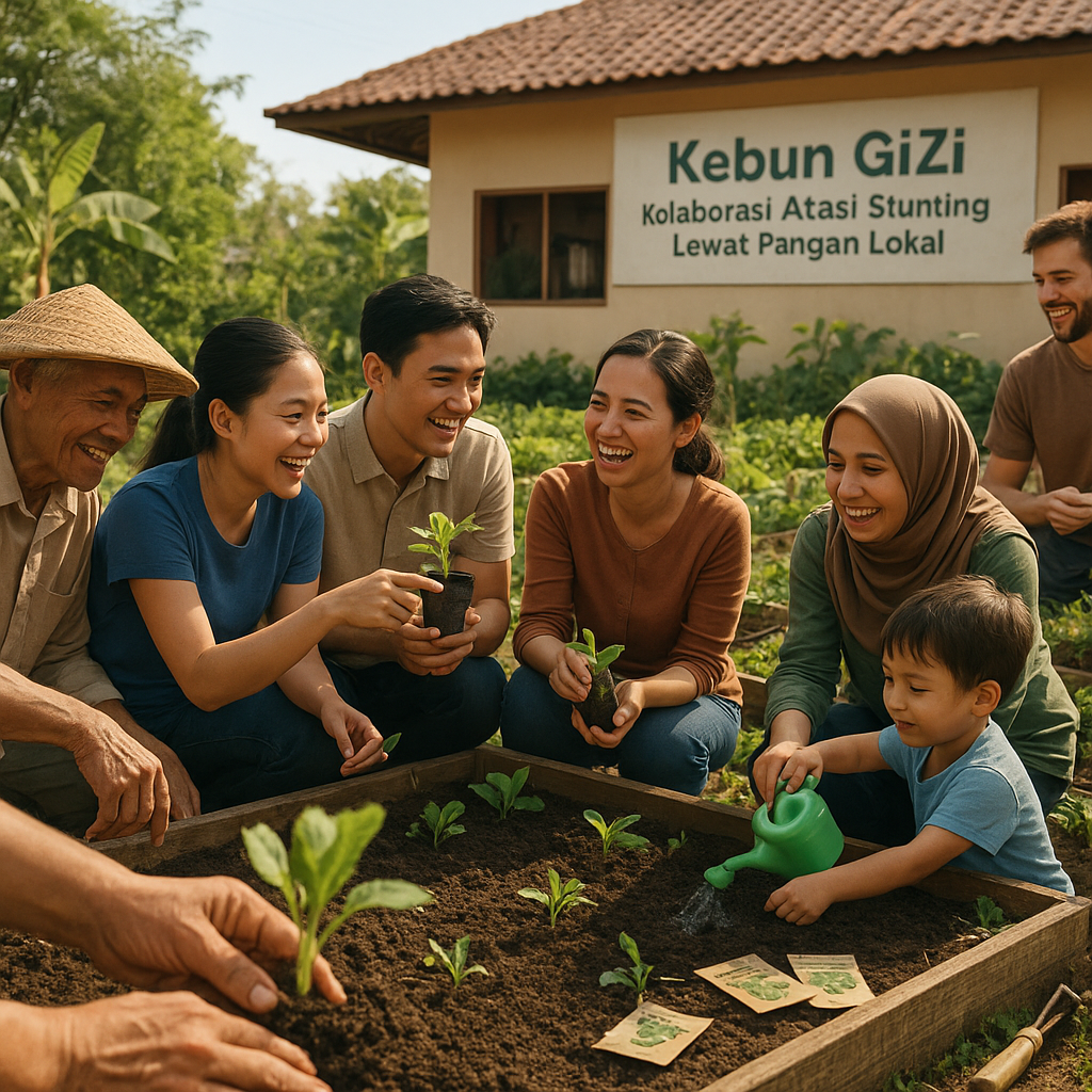 Kebun Gizi: Kolaborasi Atasi Stunting Lewat Pangan Lokal