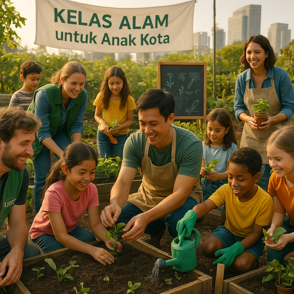 Kelas Alam untuk Anak Kota: Kolaborasi Membuka Akses Pendidikan Lingkungan